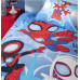 Подростковое постельное белье Tac Disney Spidey and Friends ранфорс полуторное на резинке