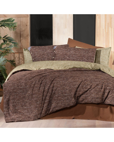 Постельное белье Sarev Glamis kahve фланель евро