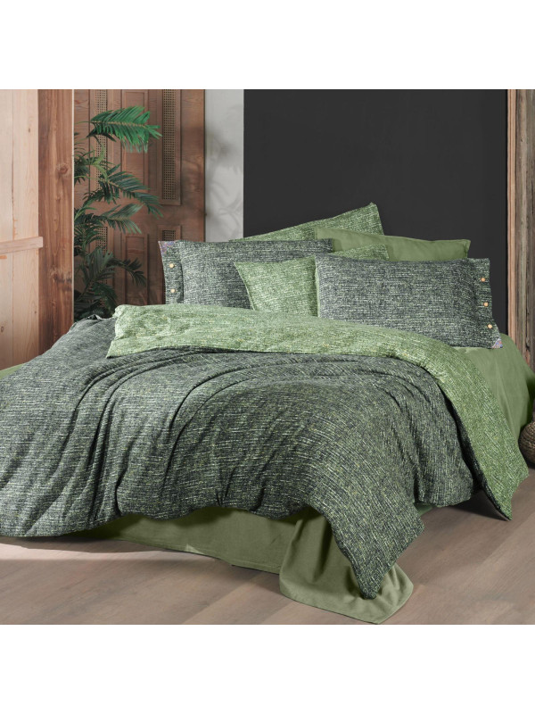 Постельное белье Sarev Glamis yesil фланель евро