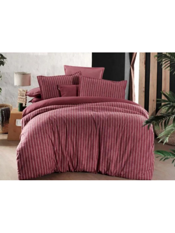 Постельное белье Sarev Sandro bordo фланель евро