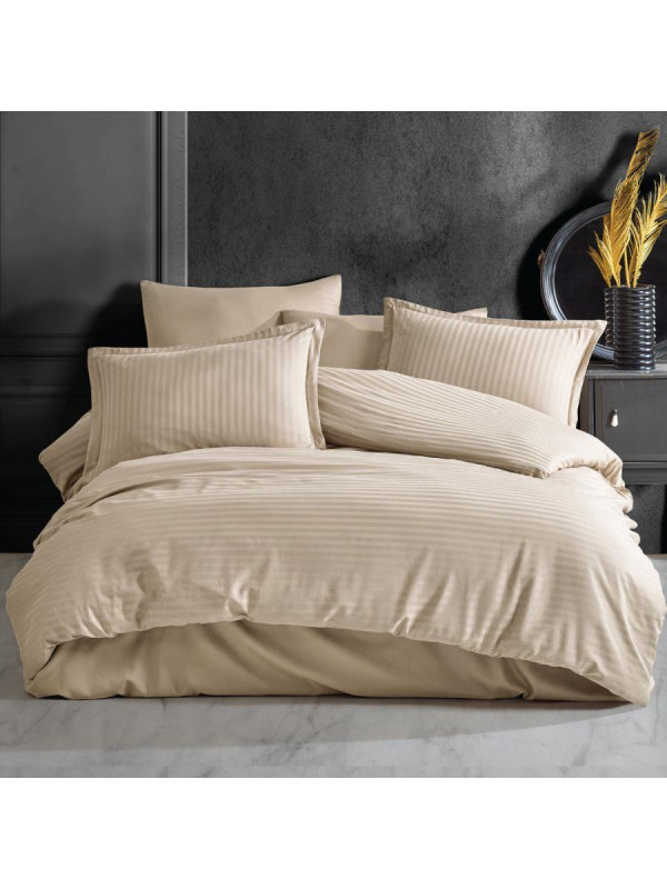 Постельное белье Clasy Cappucchini страйп сатин евро