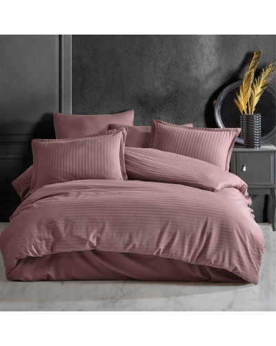 Постельное белье Clasy Rose страйп сатин евро