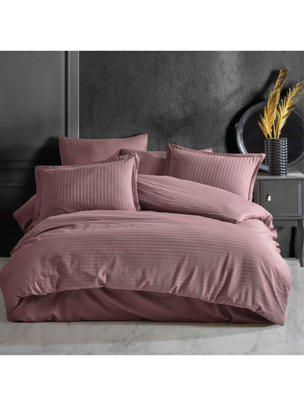 Постельное белье Clasy Rose страйп сатин евро