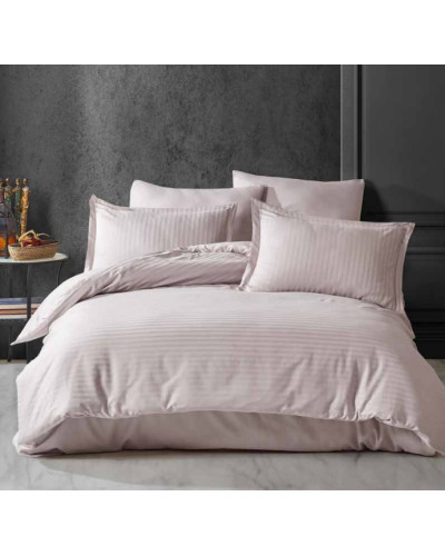 Постельное белье Clasy TAŞ RENGI страйп сатин евро