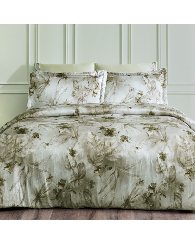 Постельное белье Tivolyo Home Acanthus делюкс сатин жатый шёлк евро