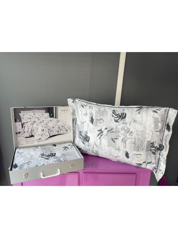 Постільна білизна Maison D'or Breeze grey тенсел євро