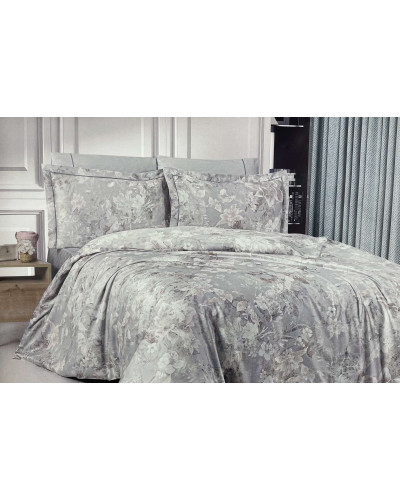 Постельное белье Maison D'or Lily grey тенсел евро