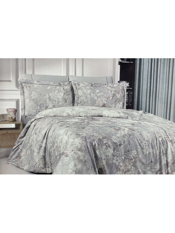 Постельное белье Maison D'or Lily grey тенсел евро