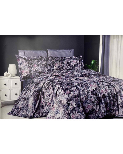 Постельное белье Maison D'or Yolanda dark purple тенсел евро