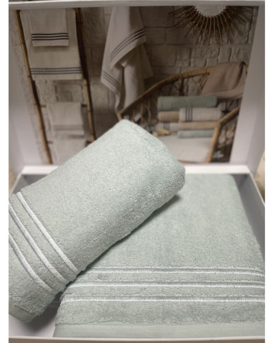 Набор полотенец Tivolyo Home Line su yesil 50x100; 75x150