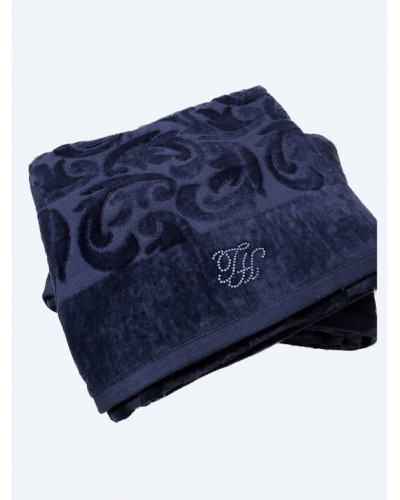 Набор полотенец Tivolyo Home Baroc lacivert 30x50; 50x90; 90x150