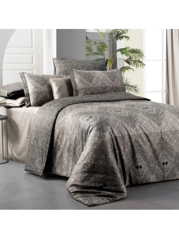 Постельное белье Sarev Brezno bej делюкс сатин 300ТС семейный