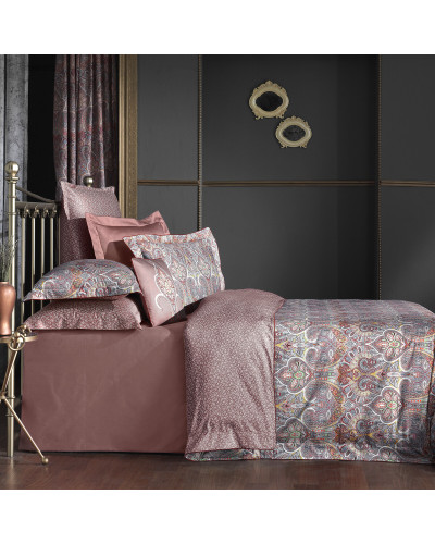 Постельное белье Sarev Isfahan pembe делюкс сатин 300ТС семейный