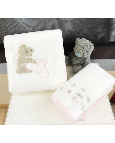 Детский набор полотенец Tivolyo Home Pourtol pembe 50x90; 70x130