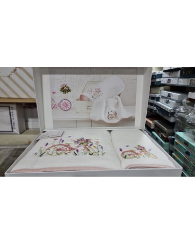 Детский набор полотенец Tivolyo Home Flower Basket 50x90; 70x130