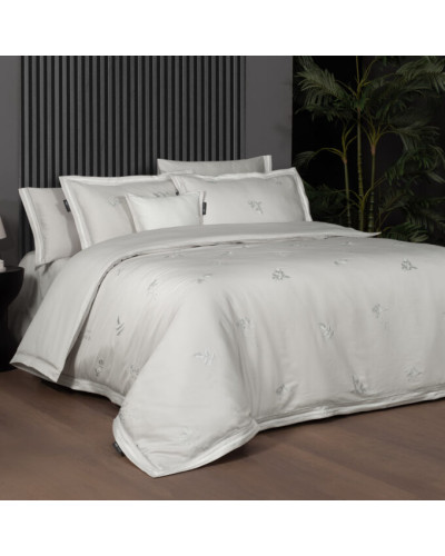 Постельное белье Sarev Serafi gri сатин делюкс 400TC евро