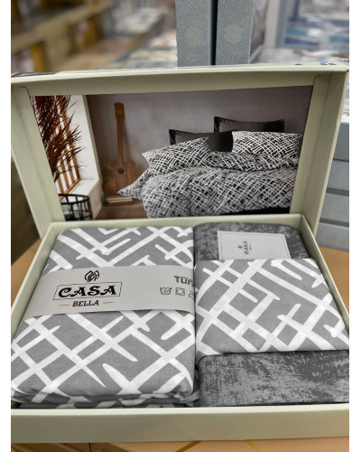 Постельное белье Casa bella v30 ранфорс евро