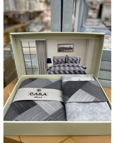 Постельное белье Casa bella v34 ранфорс евро