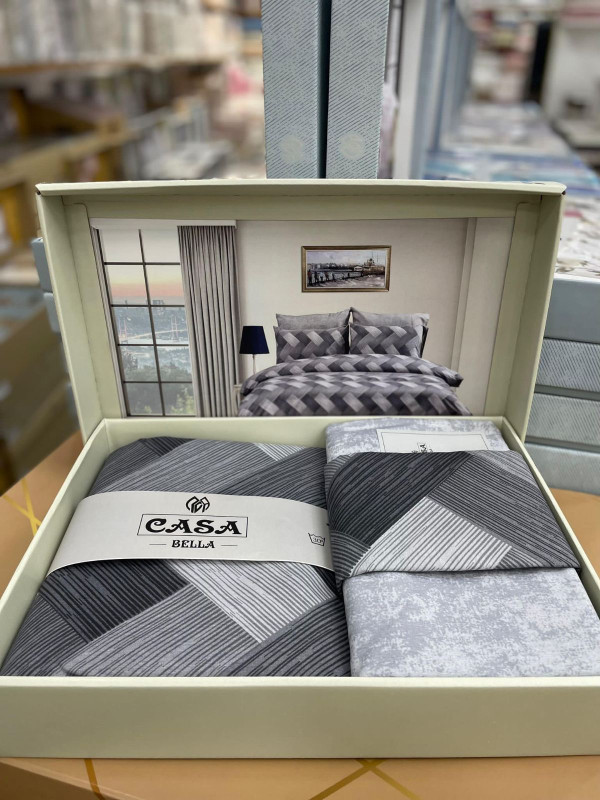 Постельное белье Casa bella v34 ранфорс евро