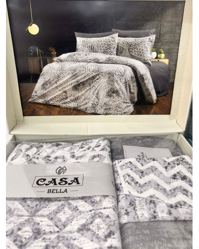 Постельное белье Casa bella v37 ранфорс евро