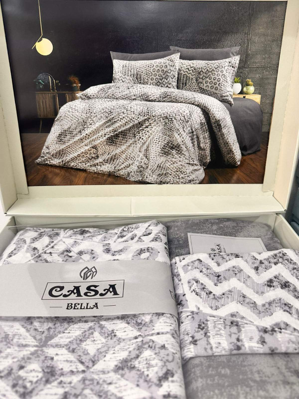 Постельное белье Casa bella v37 ранфорс евро