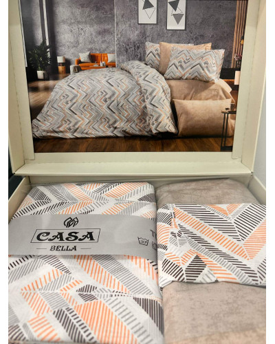 Постельное белье Casa bella v38 ранфорс евро