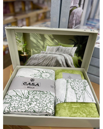 Постельное белье Casa bella v39 ранфорс евро