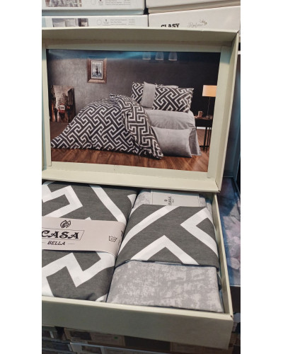 Постельное белье Casa bella v43 ранфорс евро