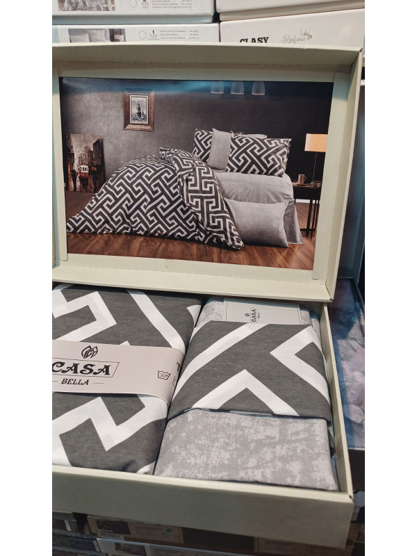 Постельное белье Casa bella v43 ранфорс евро