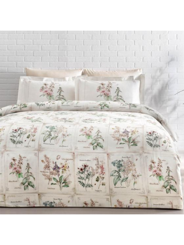 Постельное белье Tivolyo Home Florine делюкс сатин семейное