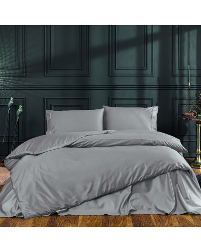 Постільна білизна Tivolyo Home Casual k.gri делюкс сатин сімейна