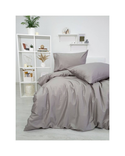 Постельное белье Tivolyo Home Casual haki делюкс сатин семейное