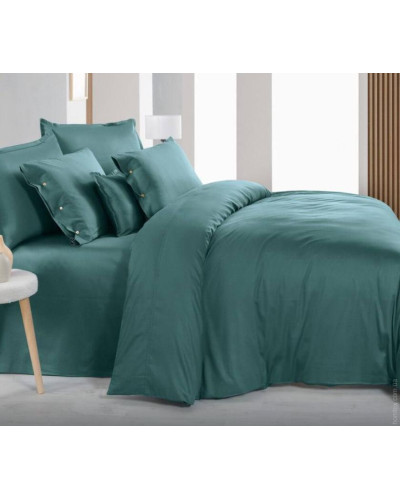 Постельное белье Sarev Monochrome ocean делюкс сатин 300TC евро