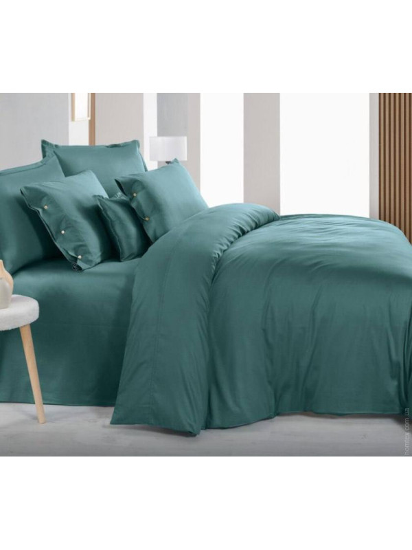 Постельное белье Sarev Monochrome ocean делюкс сатин 300TC евро