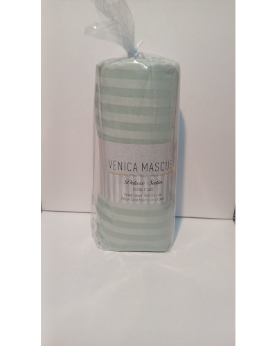 Простынь сатиновая Venica mascuse v5 160x200 +наволочки 2-50x70