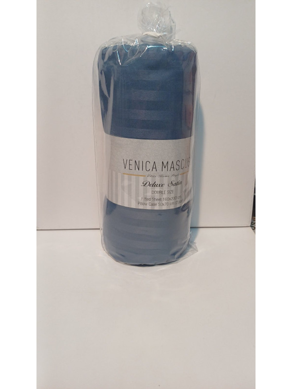Простынь сатиновая Venica mascuse v8 160x200 +наволочки 2-50x70