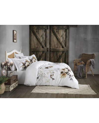 Постельное белье Maison D'or Alita beige сатин евро