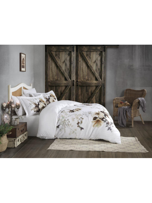 Постельное белье Maison D'or Alita beige сатин евро