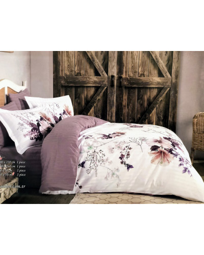 Постельное белье Maison D'or Alita dark lilac сатин евро