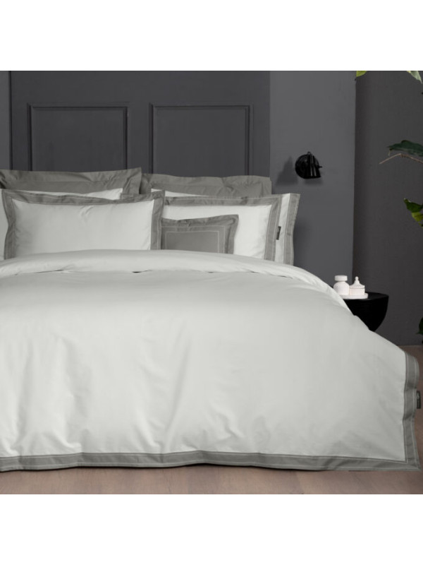 Постельное белье Sarev Layana k.beyaz сатин делюкс 500TC евро