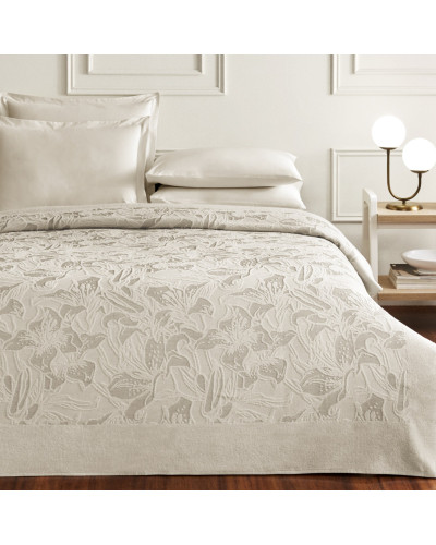 Махровая простынь Tivolyo Home Alva bej 160x220 полуторная