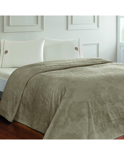 Постельное белье Tivolyo Home Monstera kahve пике евро