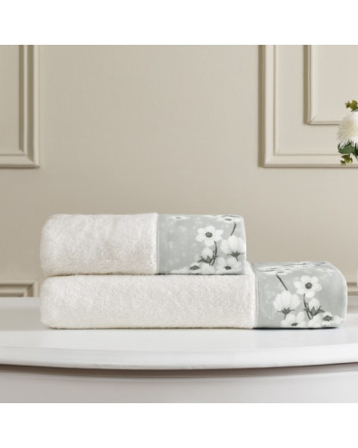 Набор полотенец Tivolyo Home Margarita gri 50x100; 75x150