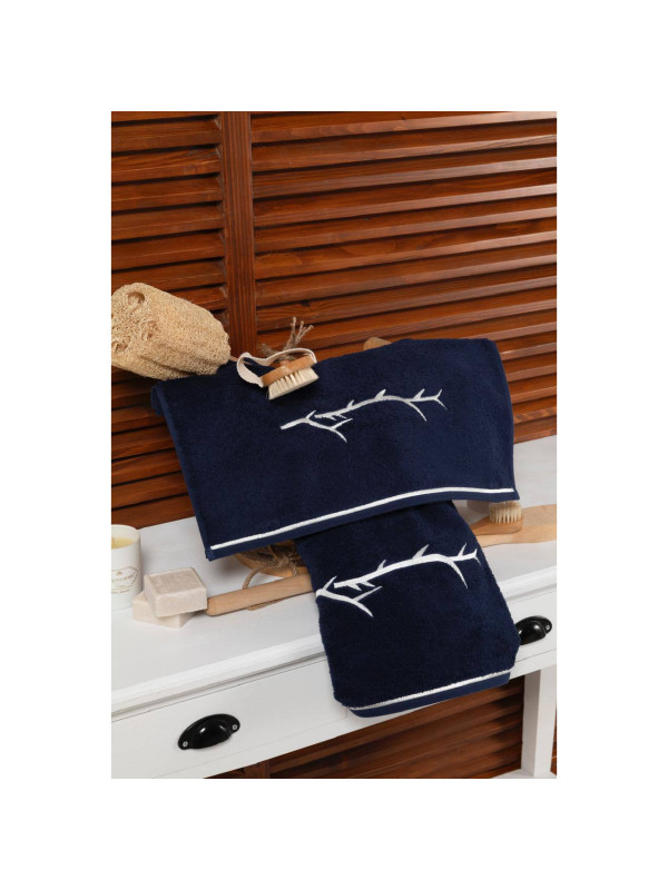 Набор полотенец Tivolyo Home Pixel lacivert 50x100; 75x150