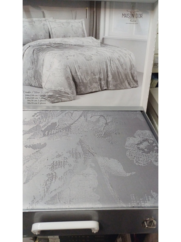 Постельное белье Maison D'or Ambre silver тенсел евро