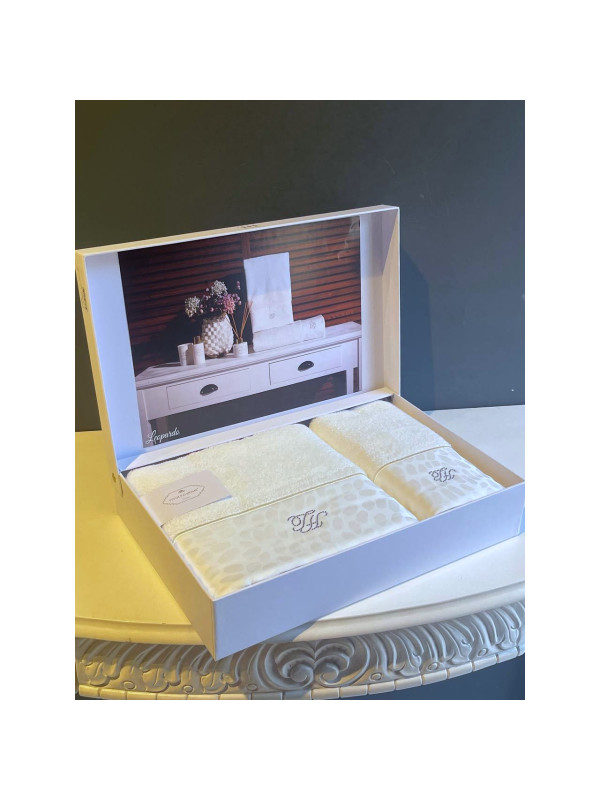 Набор полотенец Tivolyo Home Leopardo 50x100; 75x150