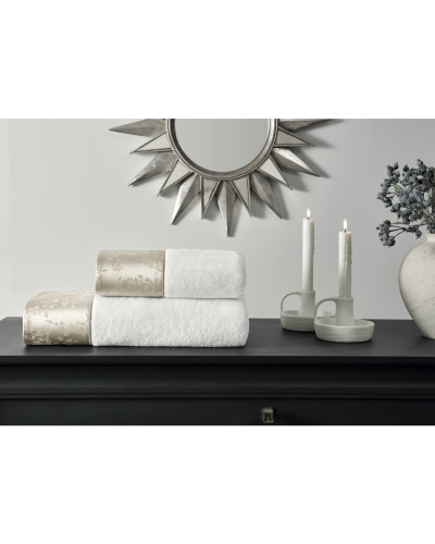 Набор полотенец Tivolyo Home Clarinda bej 50x100; 75x150
