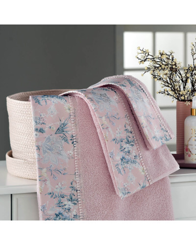 Набор полотенец Tivolyo Home Hena pembe 50x100; 75x150