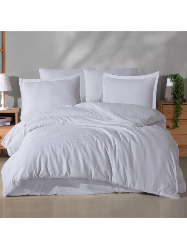 Постельное белье Clasy Arte beyaz жаккард евро