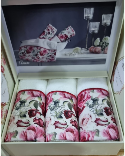 Кухонные полотенца Tivolyo Home Amore 3-30x50